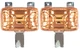 OER Reproduction Amber Lens Standard Park Lamp Assembly Set For 1982-1984 Camaro