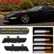 For 91-96 Chevrolet Corvette C4 Dynamic LED Side Marker Turn Signal Light Smoked