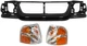 EXPLORER 02-04 HEADER PANEL 3-pc Kit with Corner Lights