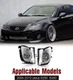For 2006-2010 Lexus IS250 IS350 Fog Lights Clear Front Driving Bumper Lamps Pair