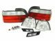 DEPO 12 PIECE Red/Clear Corner+Tail+Side Marker Light For 92-96 BMW E36 2D Coupe