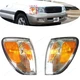 Pair Front Side Turn Signal Corner Light ASSY g Fit For Lexus LX470 1998-2007