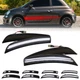 4x LED Dynamic Front Rear Bumper Side Marker Light For 2012-2017 Fiat 500 Abarth