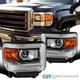 Fit 2014-2019 Sierra 1500 2500HD 3500HD Pickup Projector Headlights Corner Lamps