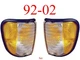 92 02 Ford Econoline Side Parking Light Set, E150, E250 E350, Both Left & Right 
