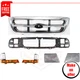 Grille, Header Panel, Corner Lights, Headlights 6 pc for 98-00 Ford Ranger XLT