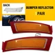 2PCS Front Amber Bumper Side Marker Reflectors Fit L&R 2011-2013 BMW E70 X5 LCI