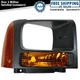 Parking Light Argent Fits 2005-2007 Ford F-250 Super Duty F-350 Super Duty