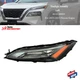 LED DRL Headlight Assembly Clear For Nissan Rogue 2021 2022 2023 LH Driver Side