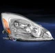 FOR 2004-2005 TOYOTA SIENNA VAN HEADLIGHT LAMP CHROME PASSENGER RIGHT RH SIDE
