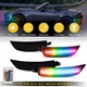NA1J-51-5J0C LED Side Marker RGB Lights 4X Front Rear Fits Mazda Miata MX5 16-22
