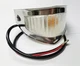 Park Light Stainless Bezels for 1953-1954 Ford F100 Truck - amber bulb