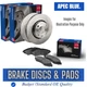 Brake Discs and Pads Set Front FOR NISSAN X-TRAIL T30 2.0 2.2 2.5 01->13 Blue