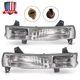 Pair Front Bumper Fog lamps Parking Lights For 2018-2021 Jeep Compass 55112720AB