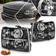 For 07-14 Chevy Silverado LED DRL Strip Headlight/Lamp Black Housing Clear Side For 07-14 Chevy Silverado LED DRL Strip Headlight/Lamp Black Housing Clear Side