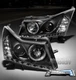 11-14 CHEVY CRUZE HALO LED BLACK PROJECTOR HEAD LIGHT+BLUE DRL SIGNAL LEFT+RIGHT