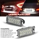 2X White LED License Plate Light Rear Tag Lamp For 2015-2017 Dodge Viper 2X White LED License Plate Light Rear Tag Lamp For 2015-2017 Dodge Viper