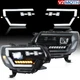 VLAND Pair LED DRL Projector Headlights For Toyota Tacoma 2012-2015 Sequential