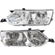 Headlights Lamps Set of 2  Left-and-Right Left & Right for Toyota Solara Pair