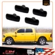 For 10-18 RAM Double Wheel Smoked Front & Rear Fender Side Marker Lamp Housings