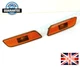 FOR VOLVO S80 1998-2006 FRONT BUMPER SIDE MARKER LIGHTS LEFT + RIGHT PAIR LAMP