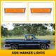 Side Marker Lights Lens Front For 1981-1986 Chevrolet Suburban C10 C20 K10 K20