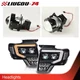 Fit For 2009-2014 Ford F150 Double LED DRL Projector Headlights Headlamps 1Pair