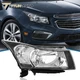 Chrome Halogen Headlight Headlamp For 2011-2015 Chevy Cruze Right Passenger Chrome Halogen Headlight Headlamp For 2011-2015 Chevy Cruze Right Passenger