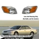 Front Corner Light For 1997-1999 Toyota Camry US-Spec Lens And Housing Only