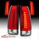 1988-99 C-Bar LED Red Taillight Set for Chevy/GMC C10 C/K Silverado Tahoe Sierra