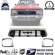 Front Bumper Center Grille + Headlight Bezels For 1989-1991 Toyota Pickup 4WD