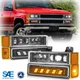LED Headlight DOT Bumper Turing Light For Chevrolet Silverado 1994 95 96 97 1998
