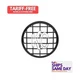 Kc Hilites 7230, One Black Plastic Slimlite 8In Led Light Stone Guard Black 