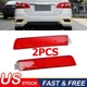 For 2013-2018 Nissan Sentra Rear Bumper Reflector Lamp Light Left+Right Red Lens