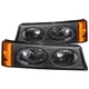 511036 Anzo Set of 2 Parking Lights Lamps  Driver & Passenger Side for Chevy Pai
