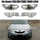 2x Halogen Front Headlights+4x Taillights No Bulb for Acura TSX CU2/CW2 2009-14