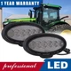 2x Oval LED Flood Cab Lights For John Deere 7200R,7210R,7215R,7230R,7250R,7260R