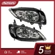 Headlight Assembly For 2004-2005 Honda Civic Halogen Black Housing Clear Corner