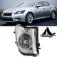 Passenger Side Fog Light Fits 2006-2010 Lexus IS250 IS350 Clear Replacement Lamp