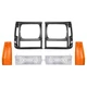 Headlight Bezel Side Marker Parking Light Lamp For Jeep Cherokee Base SE 91-1996