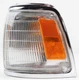 Corner Light For 92-95 Toyota Pickup For 2WD, w/ chrome trim Driver Incandescent