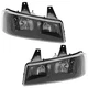 Headlight Set For 2003-2021 Chevy Express 2500 Express 3500 Left Right With Bulb