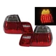 3-Series E46 MK4 01-05 Sedan 4D LED Tail Rear Light Red/White for BMW