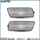 Clear LED Front Bumper Side Marker Light For 10-14 VW Jetta Sport Wagen MK6 Golf