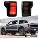VLAND LED Tail Lights Fit For 2015-2020 Ford F150 Pickup Truck SMOKE Brake Light