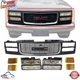 NEW FRONT BLACK GRILLE HEADLIGHT KIT 9PC FOR 1994-2002 GMC C/K PICKUP OLD STYLE