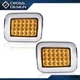 Fit For 2003-2009 Hummer H2 Orange Front LED Corner Signal Lights Parking Lamps