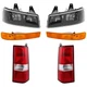 Tail Light Taillight Taillamp Brakelight Lamp  Driver & Passenger Side for Chevy