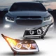 Pair Headlights For 2011-2015 Chevy Cruze Projector Clear Len Headlamps Glow Pair Headlights For 2011-2015 Chevy Cruze Projector Clear Len Headlamps Glow