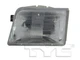TYC Left Driver Side Halogen Headlight for Ford Ranger 1993-1997 Models